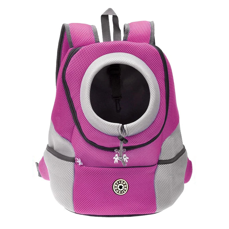Double Shoulder Pet Carrier Backpack – Breathable Travel Dog Bag - WTN Essentials