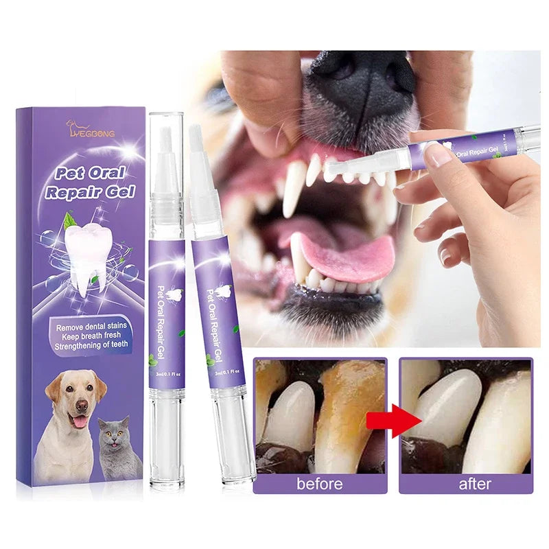 Pet Teeth Cleaning Pen - Oral Care for Dogs & Cats - Purrfect Pet Kingdom