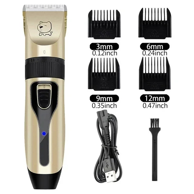 Professional Pet Hair Clipper – USB Grooming Trimmer for Dogs & Cats - WTN Essentials
