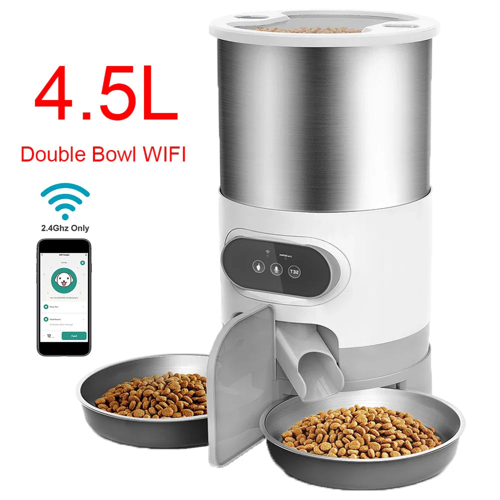 Cat Food Tuya Smart APP Feeder Food Dispenser Suitable For - gallery product image for cat food