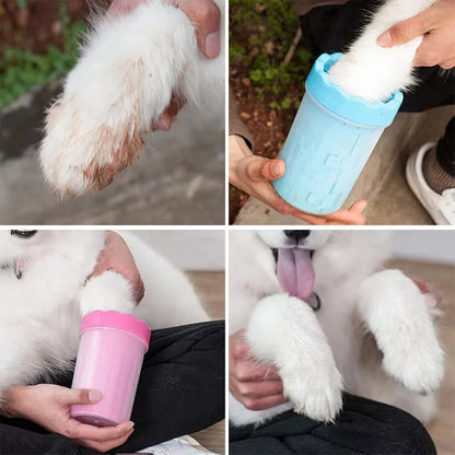 Portable Silicone Pet Paw Washer Cup - Mud Cleaner S-XL