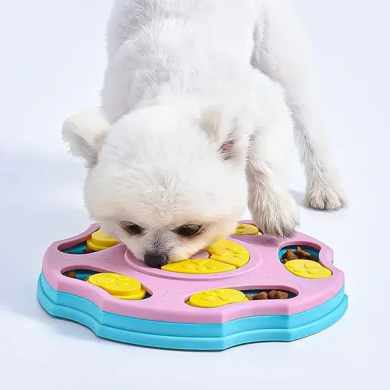 Dog Puzzle Slow Feeder Toy – Interactive Treat Dispenser for Mental Stimulation - WTN Essentials