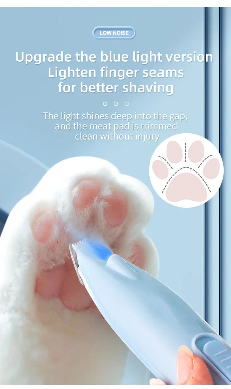 Electric Pet Paw Shaver – Quiet Grooming Trimmer for Cat & Dog Feet - WTN Essentials