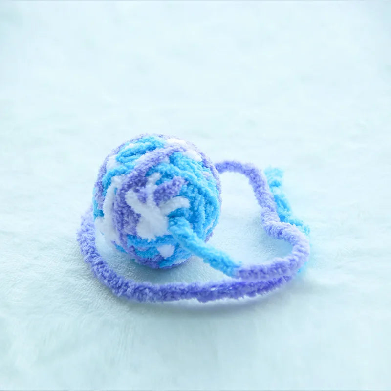 Colorful Yarn Ball Cat Toys with Bell - WTN Essentials