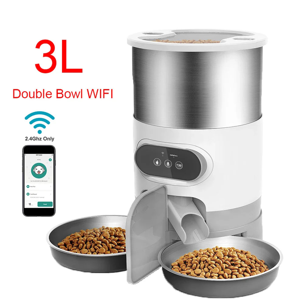 Cat Food Tuya Smart APP Feeder Food Dispenser Suitable For - gallery product image for cat food