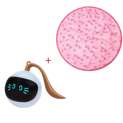 Interactive Cat Toy LED Self Rotating Smart Ball 🐱