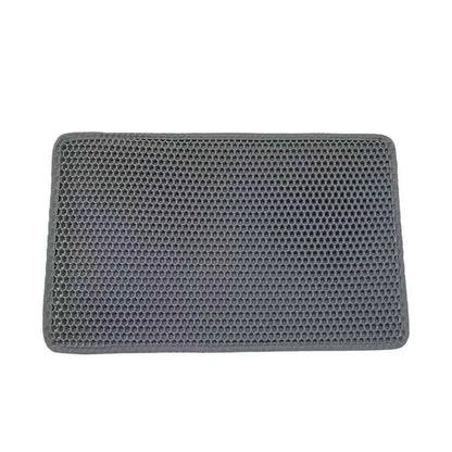 Cat Litter Mat Double Layer Waterproof - Non-Slip Washable Clean Pad with Gift