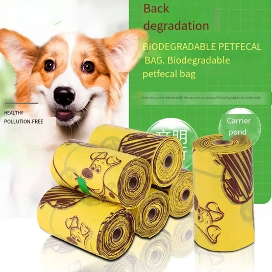Dog Poop Bags Disposable Biodegradable Environmentally Friendly Garbage Bags Doggie Outdoor Home Clean Bag bolsas caca perro - Purrfect Pet Kingdom