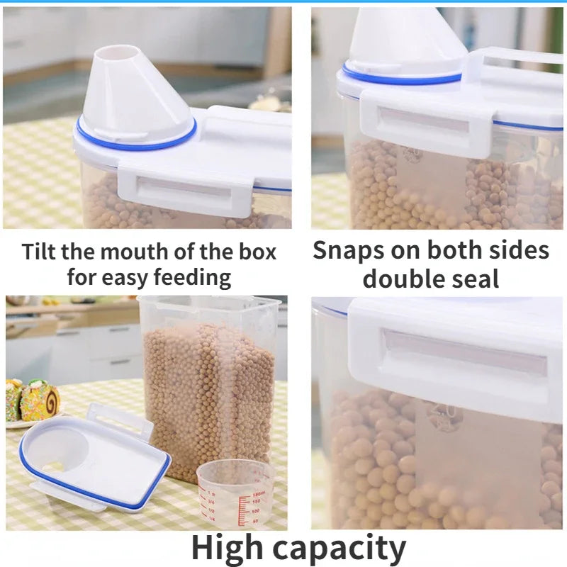 Pet Food Storage Container Airtight 1.5KG 🥫 - Purrfect Pet Kingdom