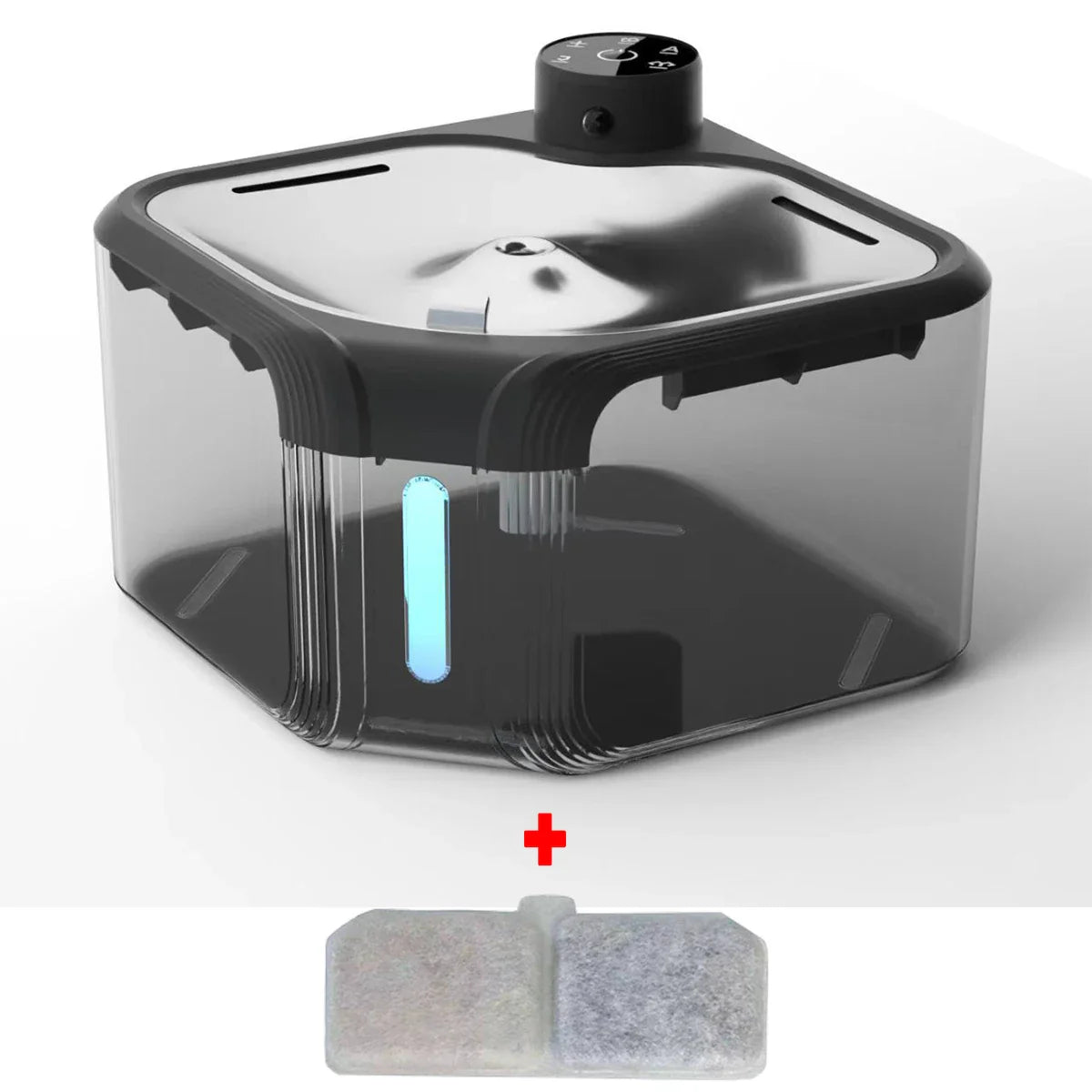 Cat Bed Wireless Automatic Water Fountain 3600mAh 2800ML - gallery product image for cat bed
