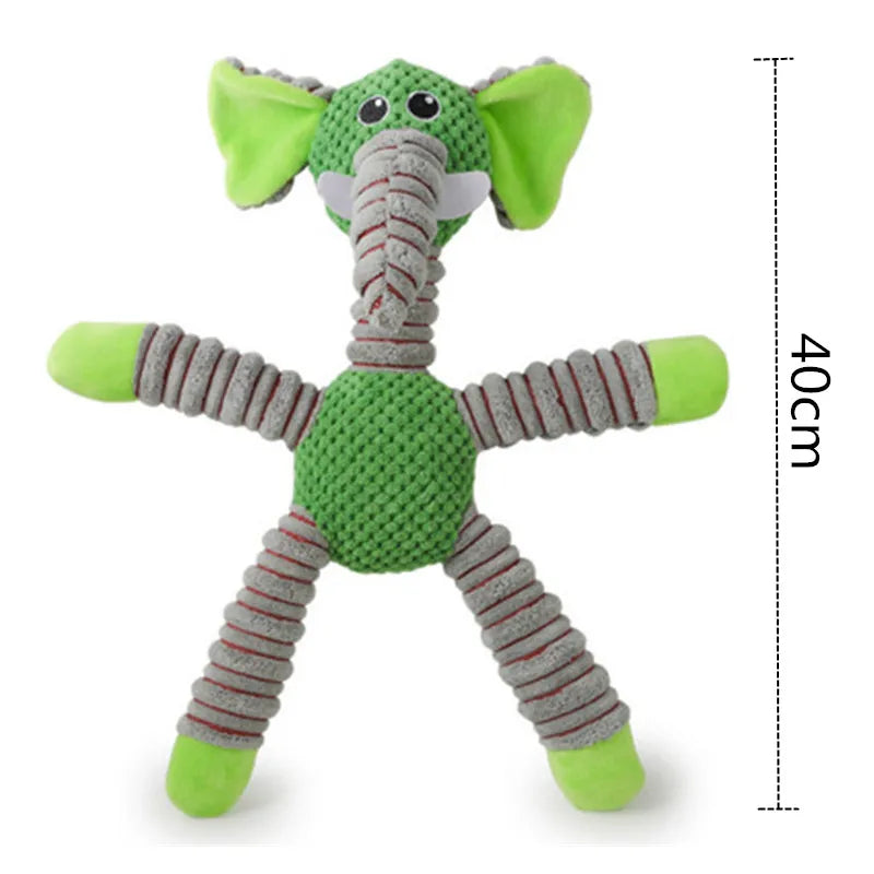 Reliable Large Dog Squeaky Plush Toy – Animal Shape