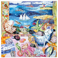 Seashells by the Shore 1000 Piece Jigsaw Puzzle eeBoo