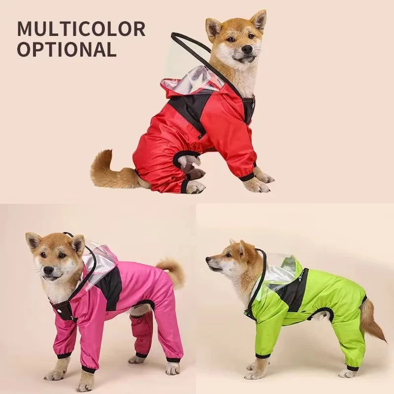 Waterproof Dog Raincoat | Keep Your Pup Dry & Happy in Any Storm - WTN Essentials