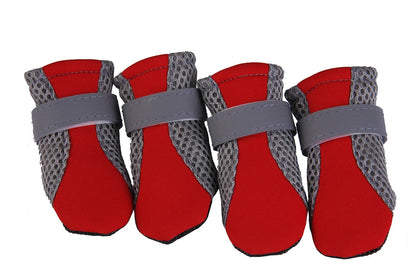 Waterproof Pet Rain Boots - Breathable Outdoor Shoes for Dogs & Cats