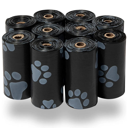 Biodegradable Dog Poop Bags 1/3/5/10/15Rolls Outdoor Cleaning Waste Bag with Breakpoint, Puppy Cat Animal Stool Bag Pet Supplies - Purrfect Pet Kingdom