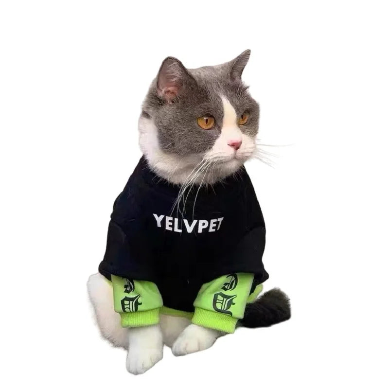 Pet Hoodies for Dogs Cats Solid Montage Puppy Clothing - pet clothing - THRIXINE