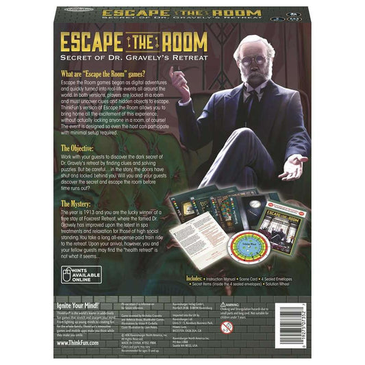 Secret of Dr. Gravely's Retreat - Escape the Room Game - Ravensburger