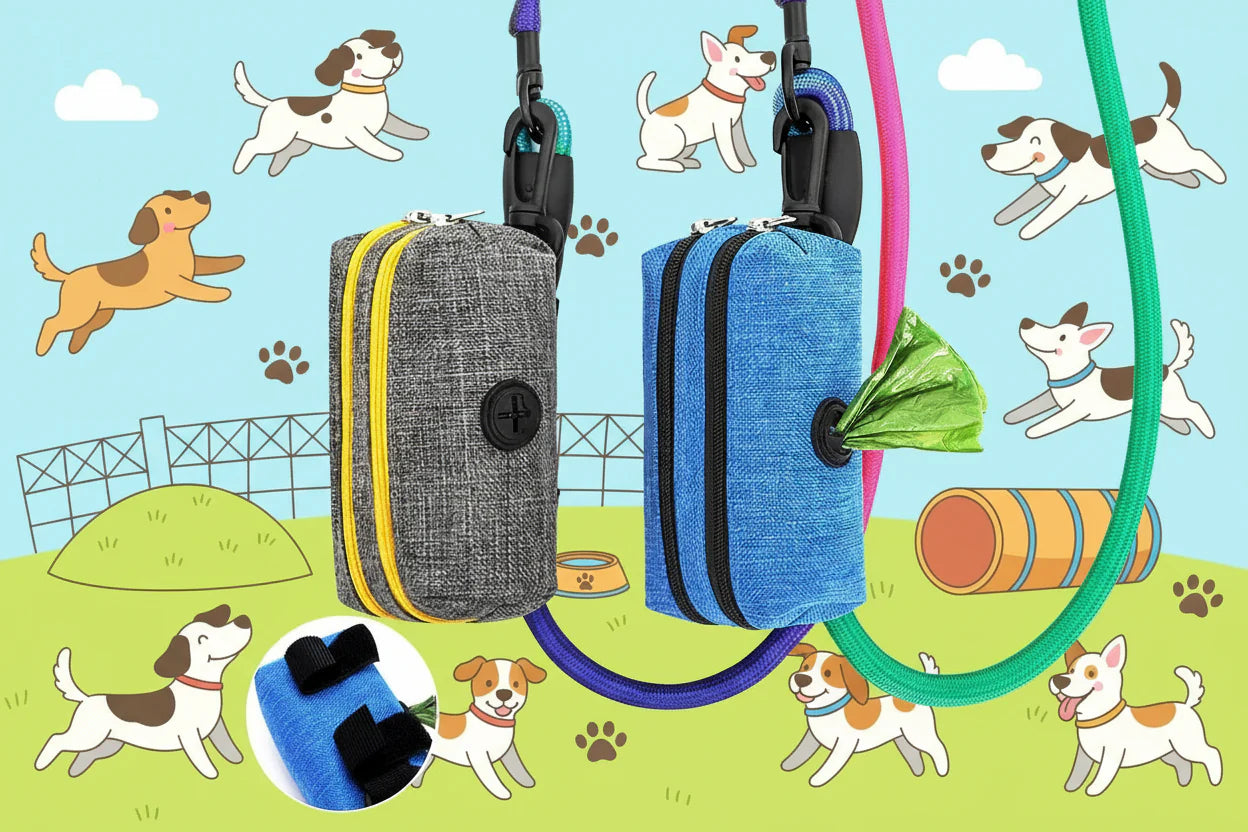 Purrfect Pet Kingdom Dog Poop Bag Dispenser (Blue) - Premium Product