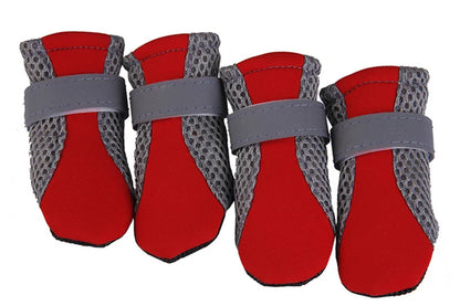 Waterproof Pet Rain Boots - Breathable Outdoor Shoes for Dogs & Cats