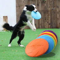 OUZEY Bite Resistant Flying Disc Toys For Dog Multifunction