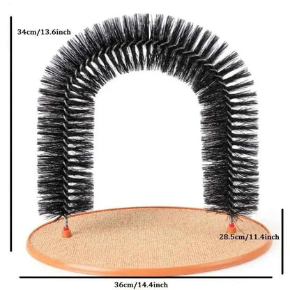 Cat Arch Self Groomer with Sisal Scratching Base for Kittens