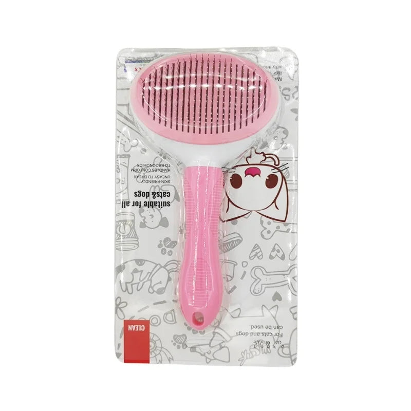 Self - Cleaning Pet Hair Removal Comb for Cats & Dogs - WTN Essentials