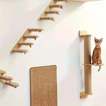 Cat Wall Rack Climbing Frame Furniture Bridge 🐱