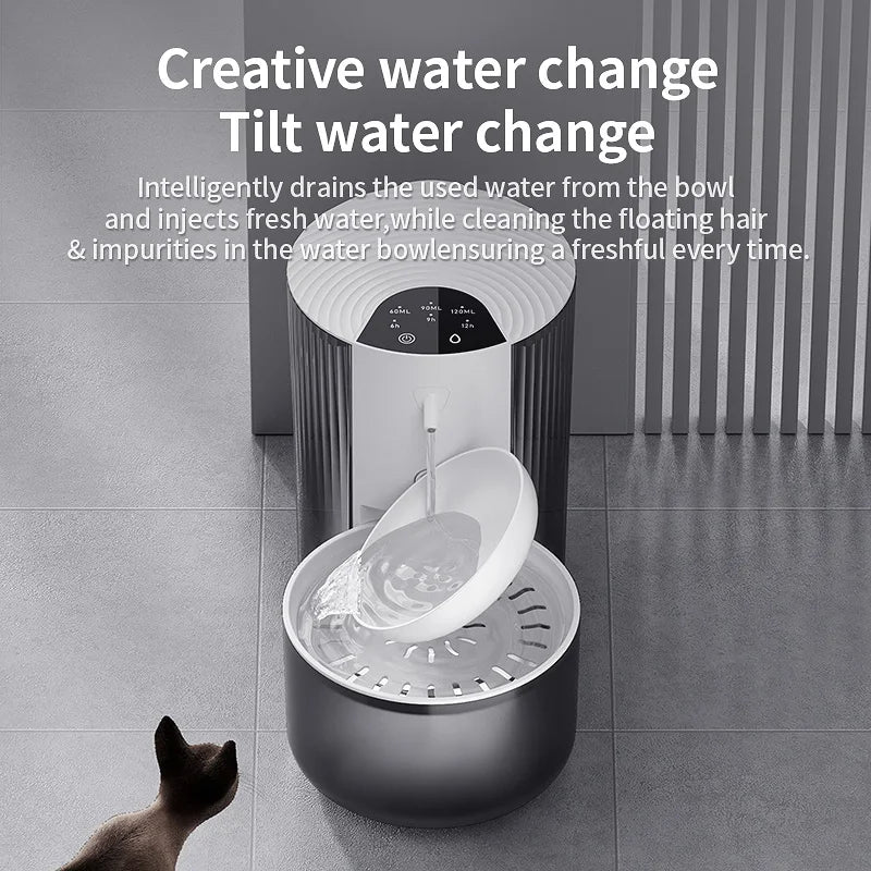 Cat Bed 3L Wireless Automatic Water Fountain Rechargeable - main product image for cat bed