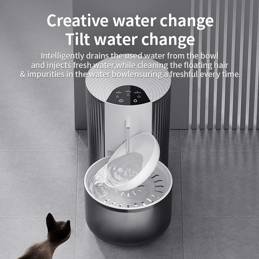 Cat Bed 3L Wireless Automatic Water Fountain Rechargeable - main product image for cat bed