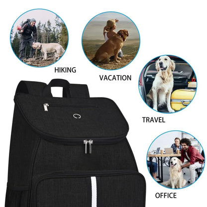 Complete Pet Travel Organizer - Water-Resistant Adventure Backpack