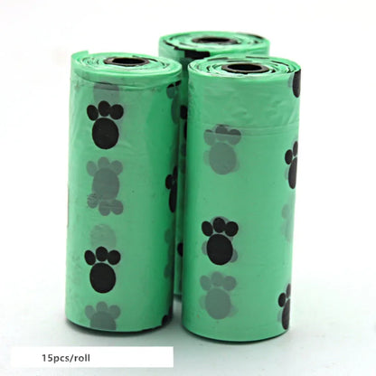 New Dog Poop Bag for Dog Pets Waste Garbage Bags Carrier Biodegradable Clean - up BagWaste Pick Up Clean Bag for Dog - Purrfect Pet Kingdom