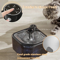Wireless Automatic Cat Water Fountain 3600mAh 2800ML Pet