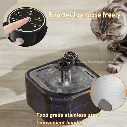 Wireless 2.8L Smart Cat Water Fountain