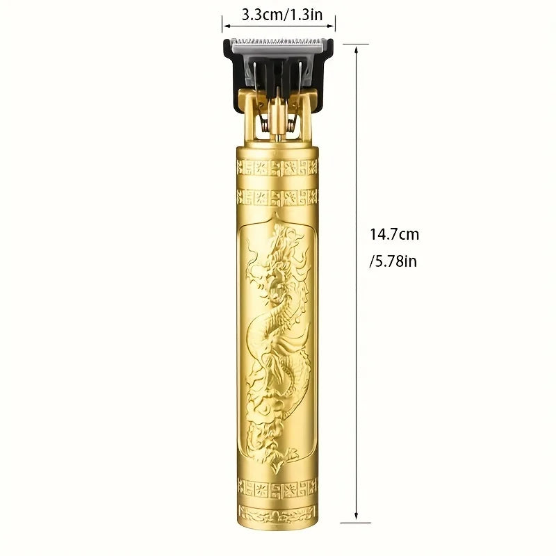 High-Power Electric Clippers Designed for Barbershops, Ideal for Shaving And Trimming with USB Charging.