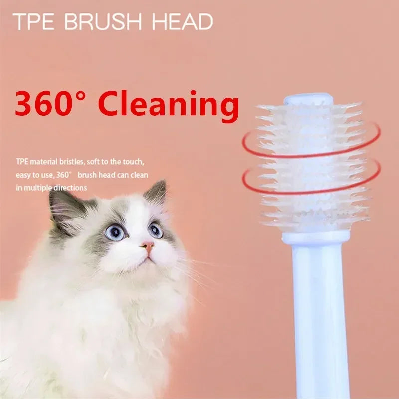 Soft Cat Toothbrush – Gentle Oral Care Brush for Pet Teeth Cleaning - WTN Essentials