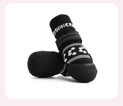 Waterproof Outdoor Dog Walking Shoes - Anti-Slip Breathable Pet Accessories