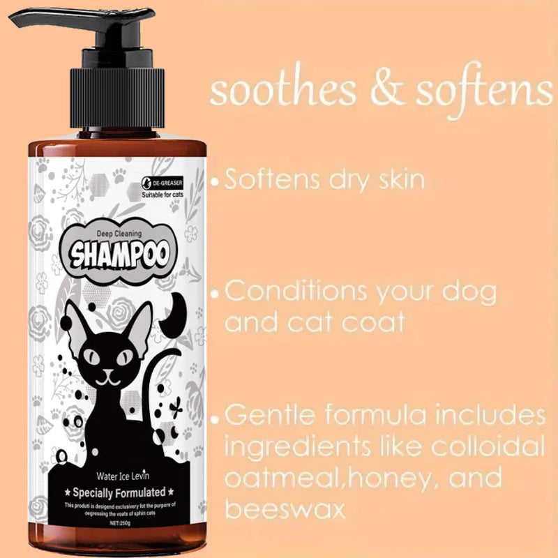 Pet Shampoo Gentle Cleansing Soothing Care 250g 🛁 - Purrfect Pet Kingdom
