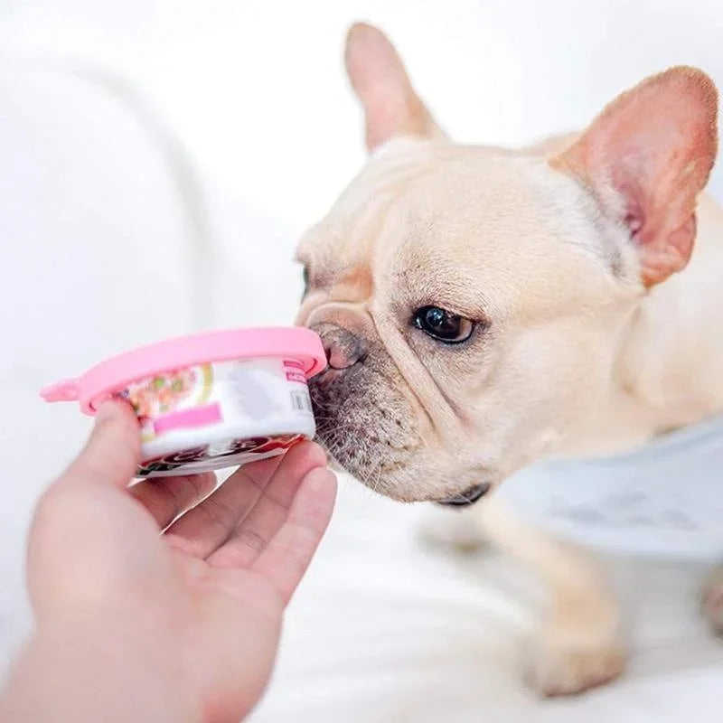 Dog Cat 3-in-1 Silicone Food Can Cover