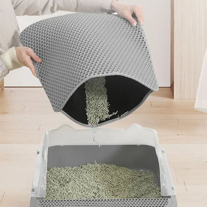 Cat Litter Mat Waterproof Double Layer Trapping 🐾