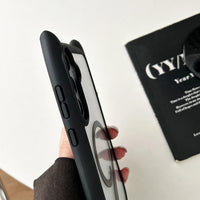 Magnetic Magsafe Case For Galaxy S25 Plus Lovely Cat Ear