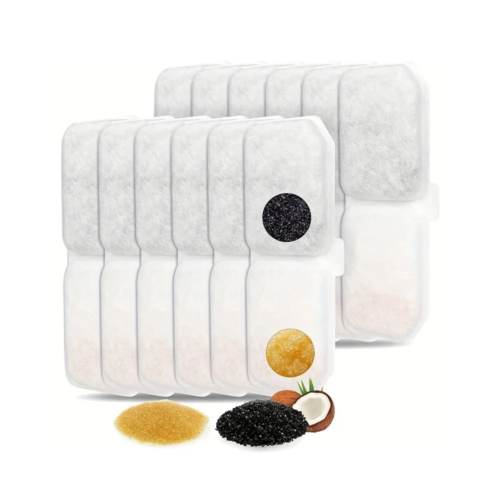 Pet Water Fountain Filter Replacement 24-Pack 💧 - Purrfect Pet Kingdom