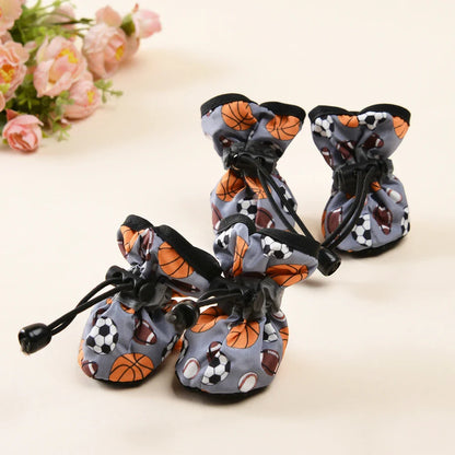 Summer Dog Paw Protectors - Waterproof Anti-Slip Shoes for Small & Medium Dogs