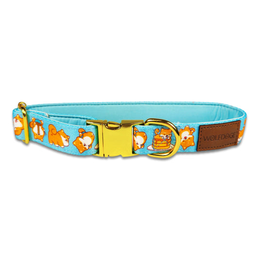 Dog Collar Shiba Inu Pattern Adjustable Padded 🐕