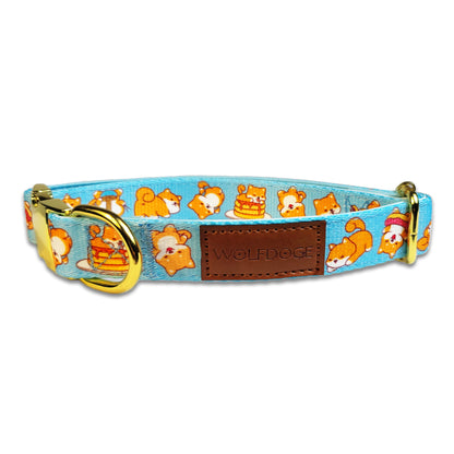 Dog Collar Shiba Inu Pattern Adjustable Padded 🐕