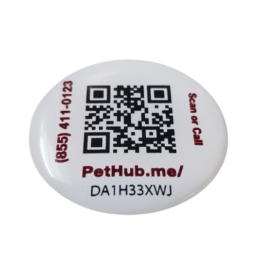 PetHub QR Pet ID Sticker – Upgrade Any Tag + Backup Pet Protection
