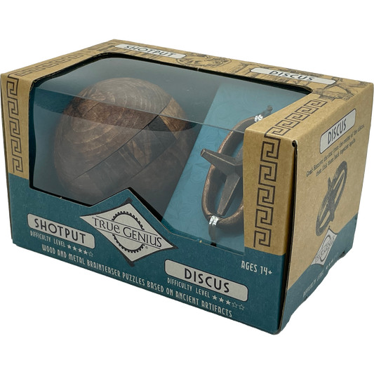 Shotput & Discus Brainteaser Puzzle True Genius