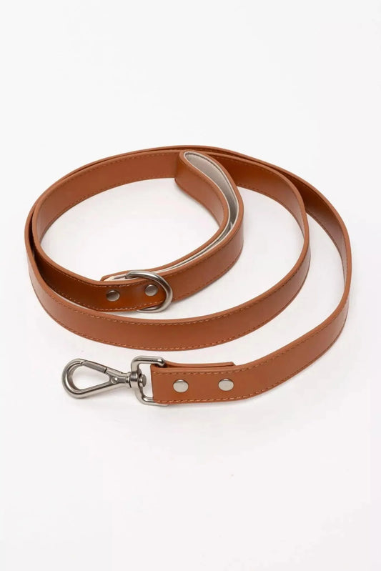 Sierra Sunrise Vegan Leather Dog Leash 🐾 - Purrfect Pet Kingdom