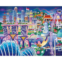 Singapore 1000 Piece Jigsaw Puzzle Boardwalk