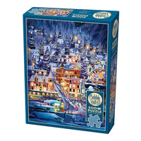 Ski Town 500 Piece Jigsaw Puzzle Cobble Hill