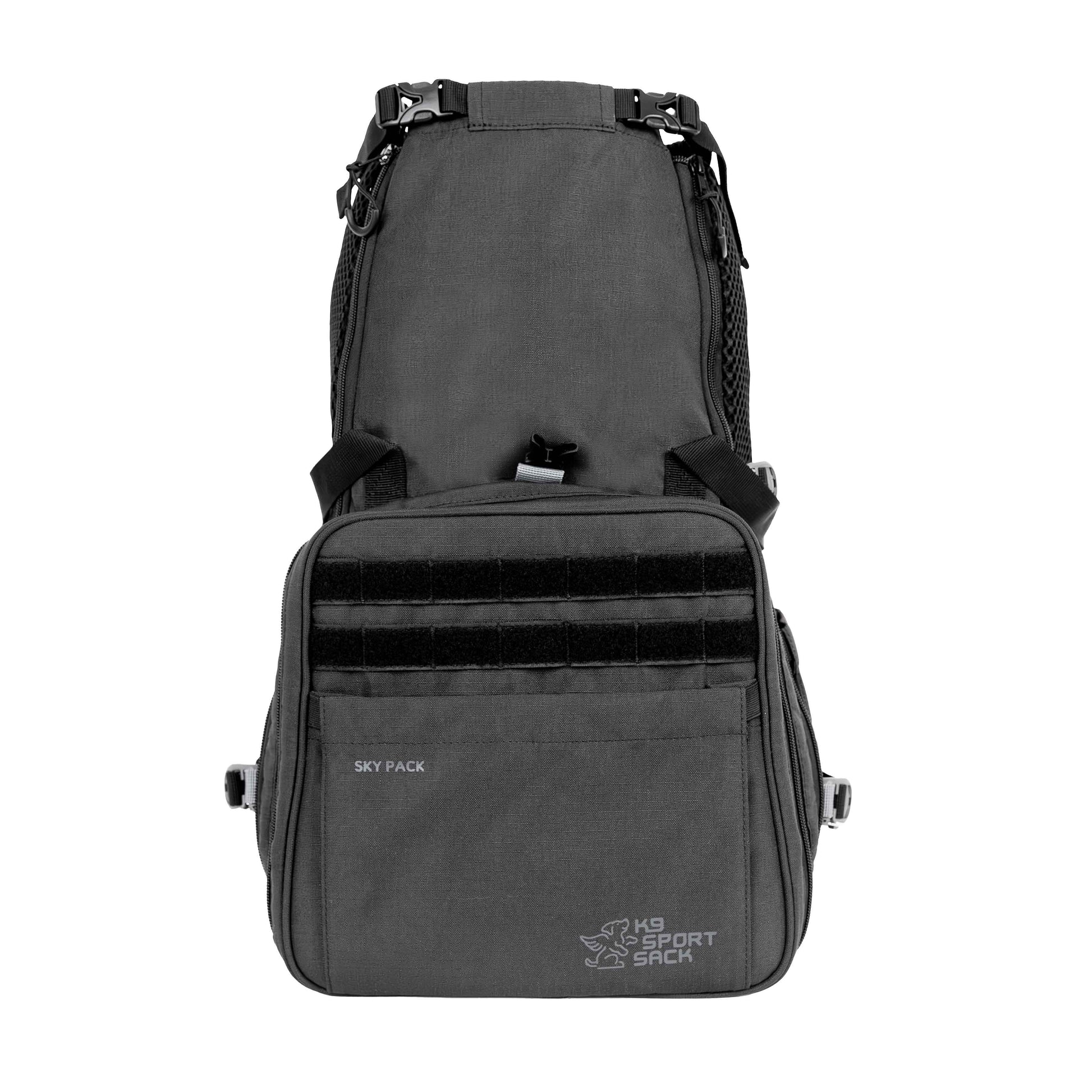 K9 Sport Sack Sky Pack in black, a durable dog backpack for comfortable pet carrying